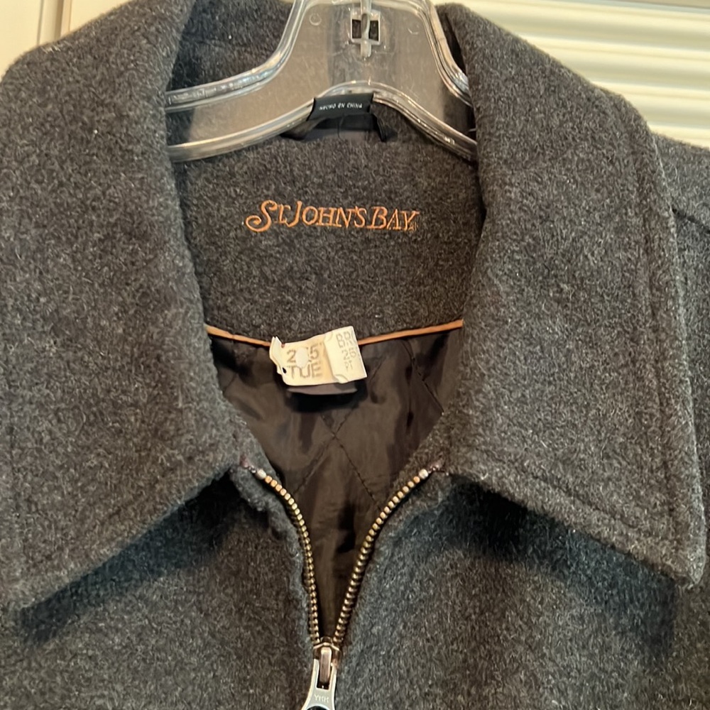 ST. JOHN’S BAY Men’s Wool Blend Jacket - Picture 3 of 7